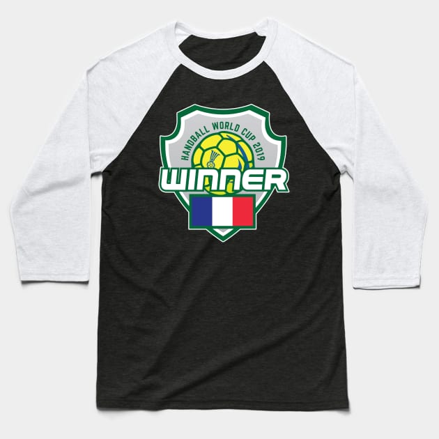 Handball Wm 2019 France Baseball T-Shirt by Chaoscreator